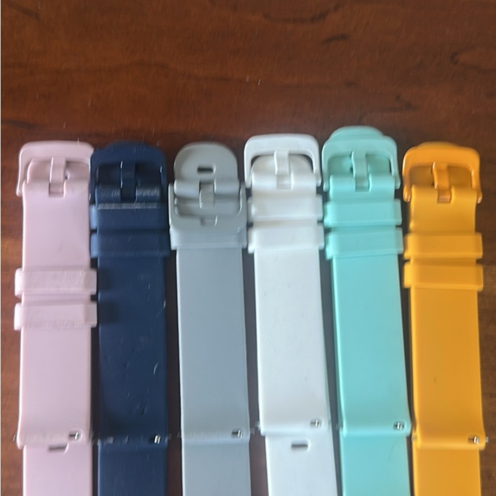 Set of Six Colorful Watch Bands